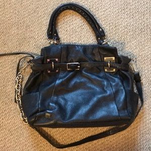 Elliot Luca black leather bag